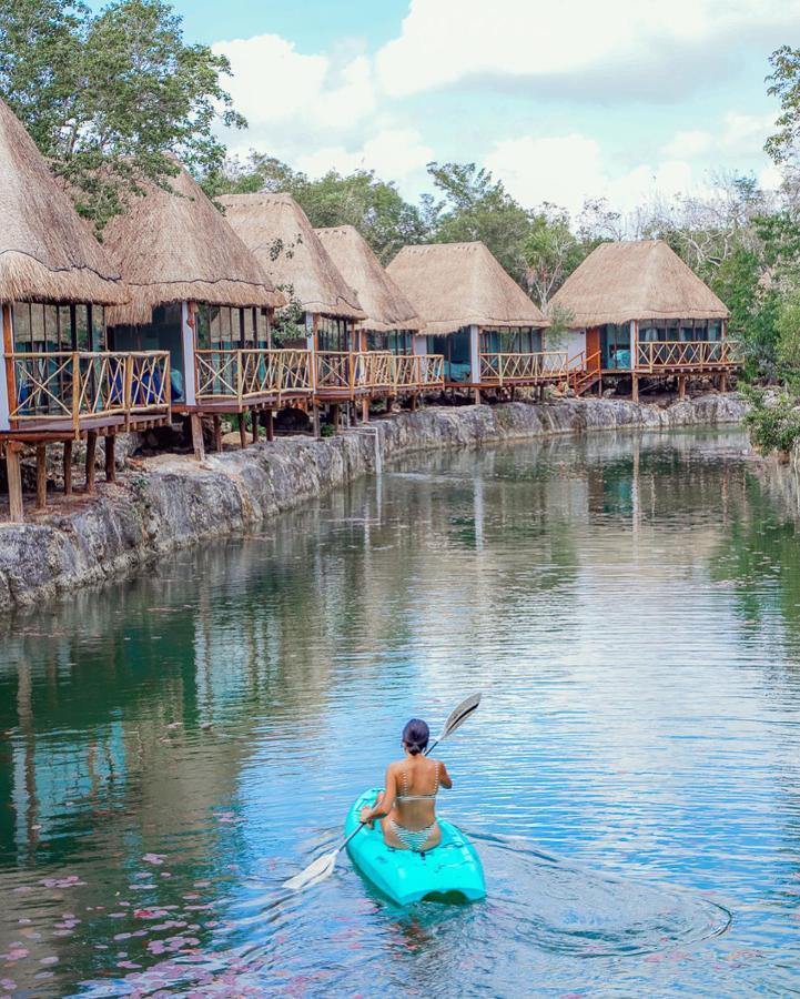 Zamna Eco-Lodge Тулум Экстерьер фото